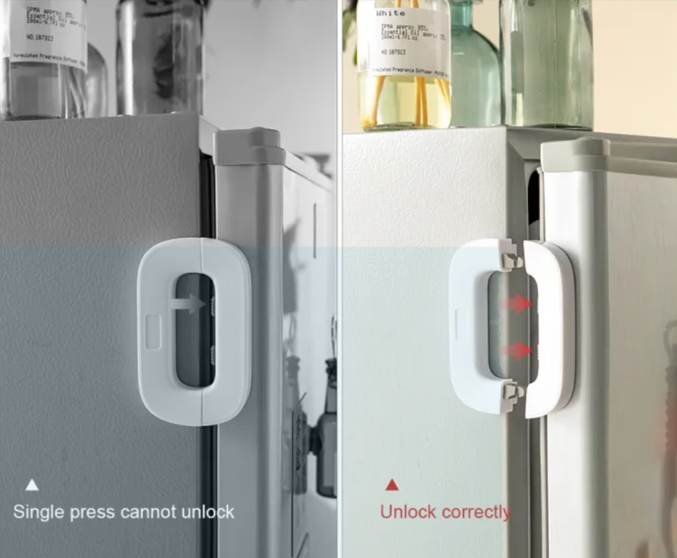 Child Safety Refrigerator & Cabinet Lock - Gobasket Mart