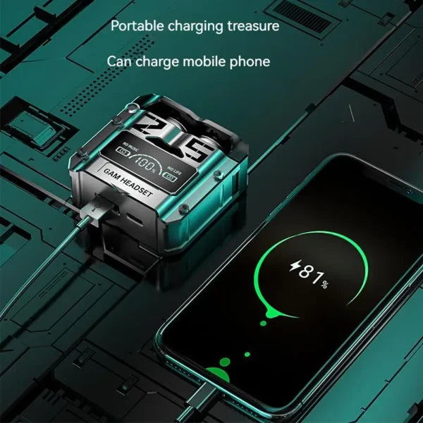 M25 Gaming Wireless Earbuds - Gobasket Mart
