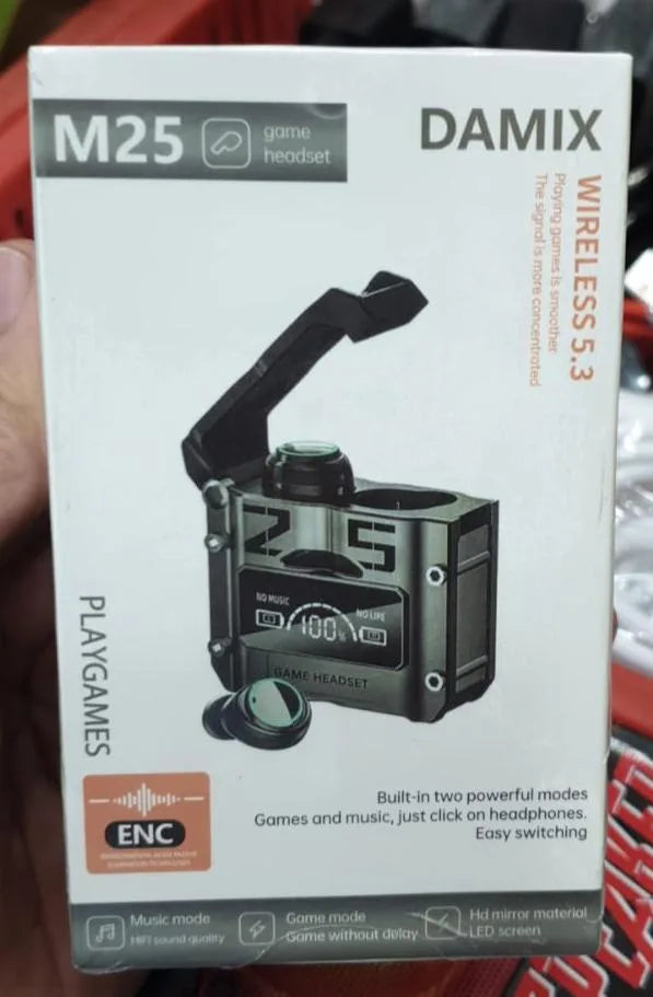 M25 Gaming Wireless Earbuds - Gobasket Mart
