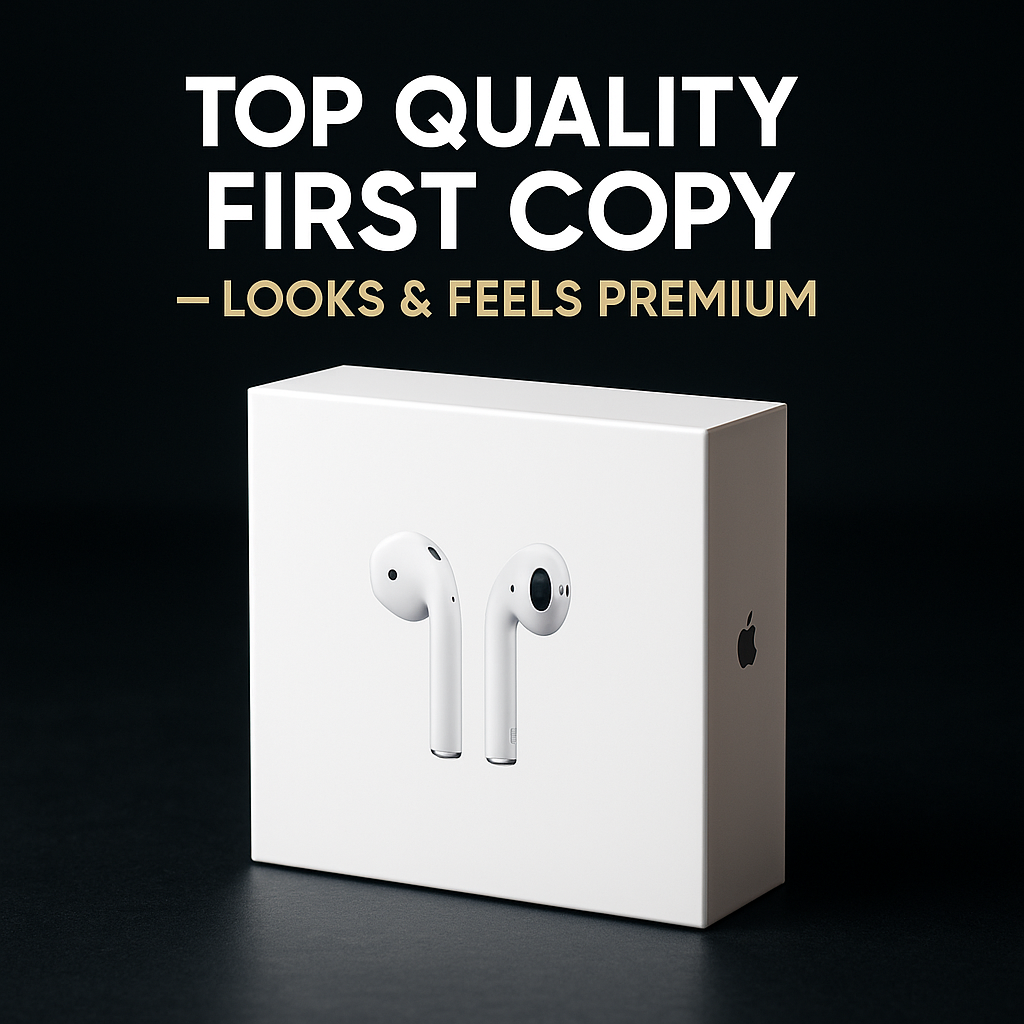 Celebrate Bakra Eid 2025 with premium-quality *Apple AirPods 2nd Generation – First Copy* at an unbeatable price. These AirPods deliver high-quality sound, sleek design, and come with a charging case. Perfect gift idea for tech lovers and ideal for personal use. Limited-time *Eid Sale* – order now and enjoy *fast delivery anywhere in Pakistan*.

🔋 Long battery life  
🎁 Best for Eid gifting  
📦 Cash on Delivery availabl